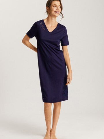 Hanro Nightgown ' Anne ' in Blue