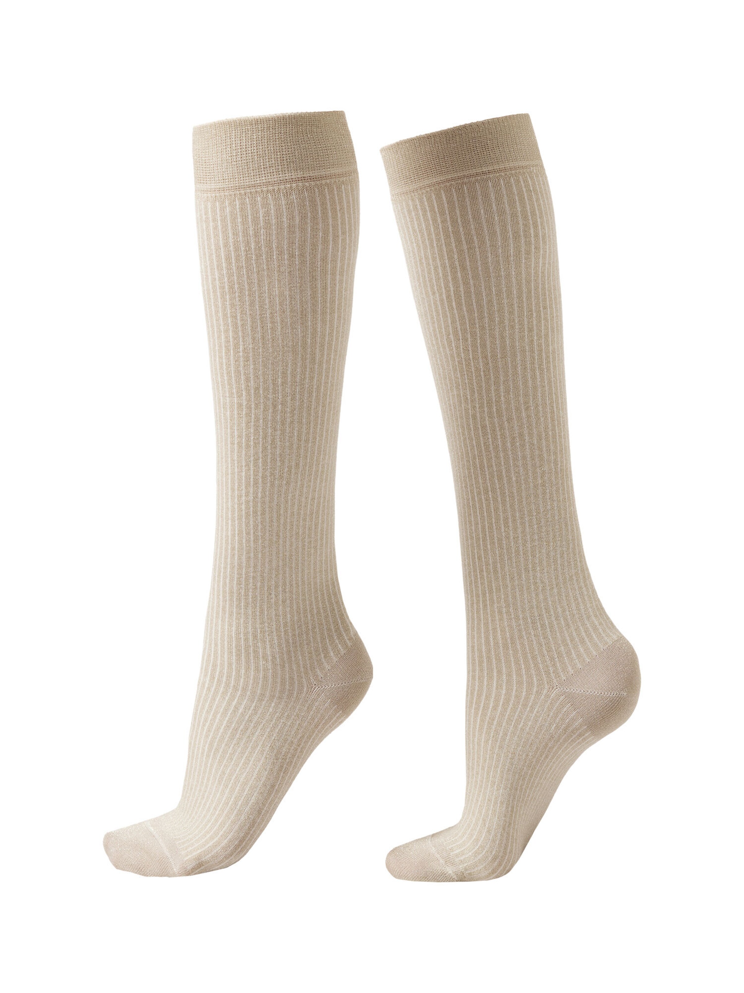 CALZEDONIA Socks in Beige: front