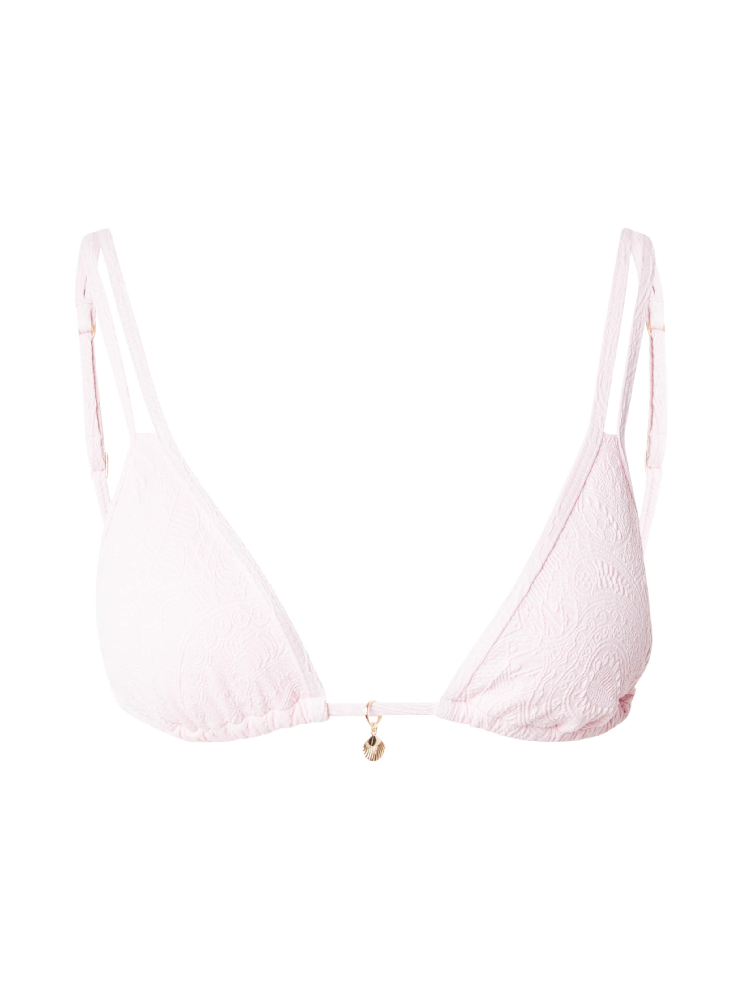 Triunghi Sutien costum de baie de la HOLLISTER pe roz: față