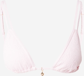 rožinė HOLLISTER Trikampė Bikinio viršutinė dalis: priekis