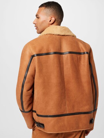 Dondup Between-Season Jacket 'MONTONE' in Brown