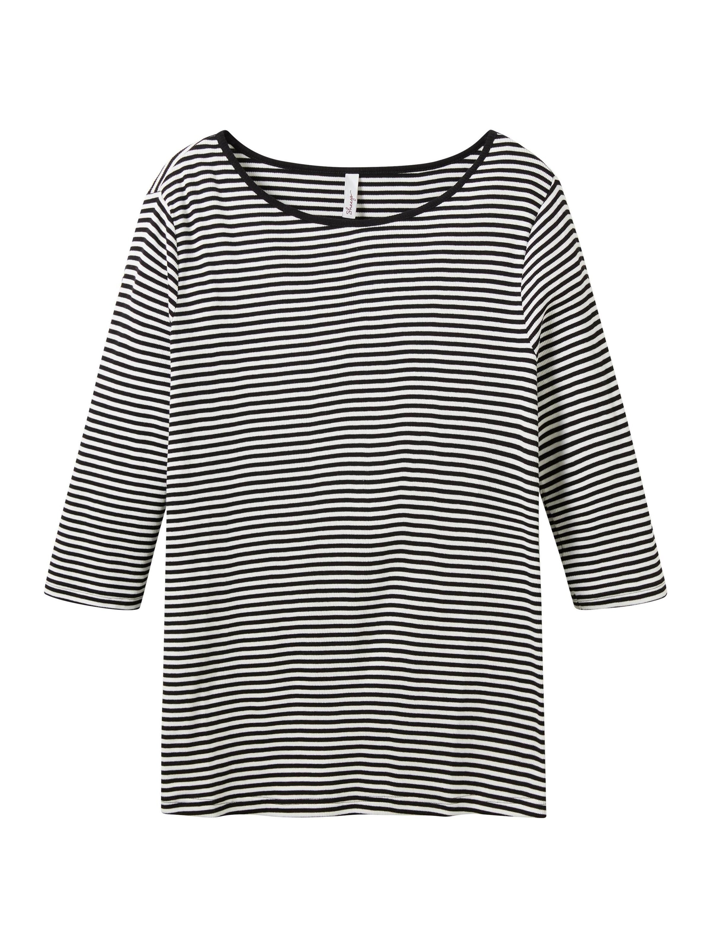 SHEEGO T-shirt i svart: framsida