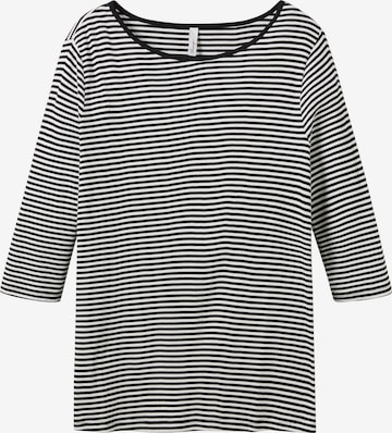 SHEEGO - Camiseta en negro: frente