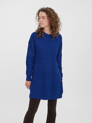 Robes en maille 'Lea' VERO MODA en bleu : devant