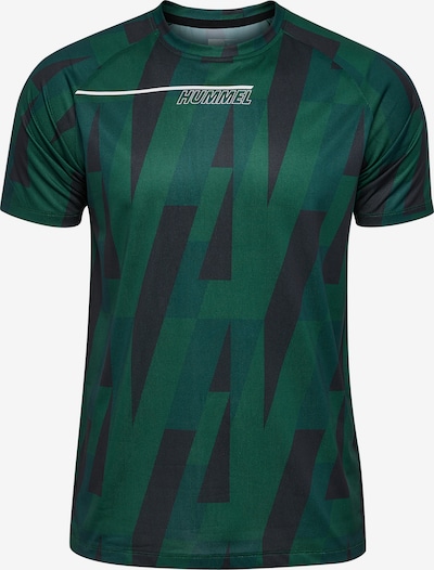 Hummel Performance Shirt 'Court' in Dark green / mottled green / Black, Item view