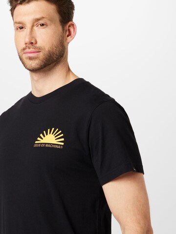 DEUS EX MACHINA Tričko 'Sunflare' – černá