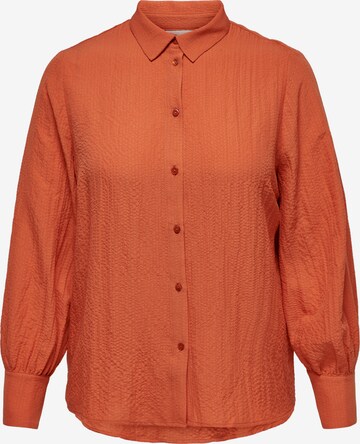 ONLY Carmakoma Bluse in Orange: predná strana