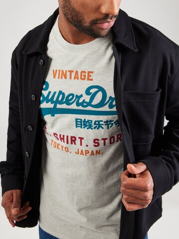 Superdry Shirt 'Cali' in Grijs
