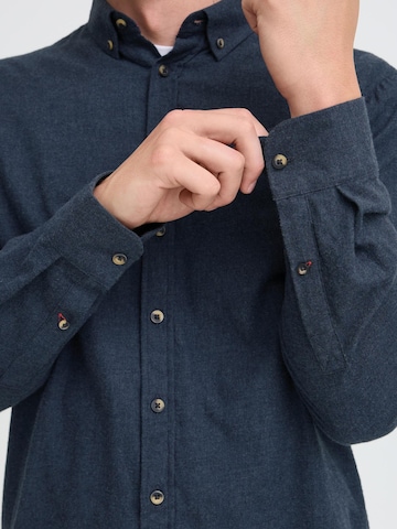 BLEND Regular fit Button Up Shirt 'Burley' in Blue