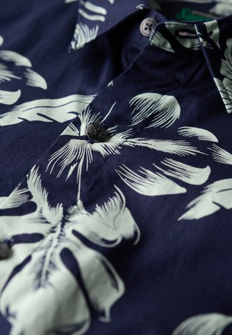 Superdry Comfort fit Overhemd in Blauw