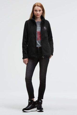 Soccx Fleecejacke in Schwarz