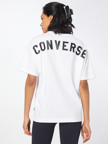 Tricou de la CONVERSE pe alb