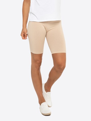 celodoro Slim fit Leggings 'Stretchy' in Beige