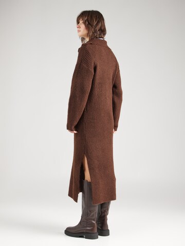 Robes en maille TOPSHOP en marron