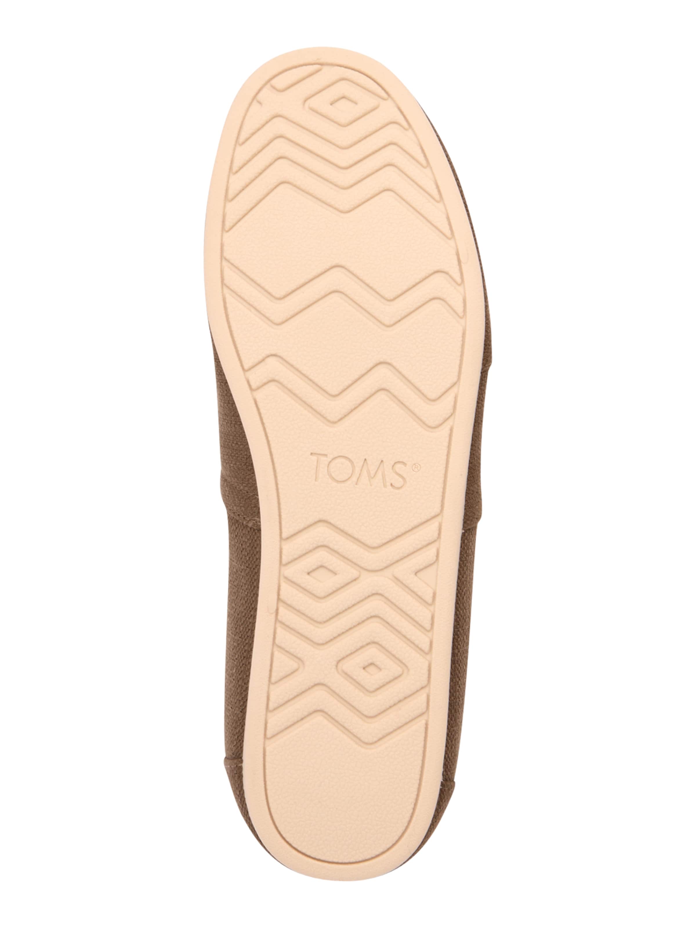 Slip on 'ALPARGATA' TOMS en vert : en bas