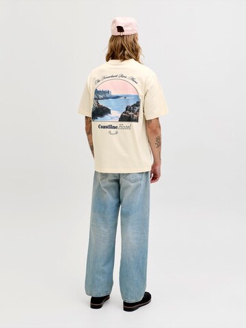 JACK & JONES Paita 'Jormontauk' värissä valkoinen