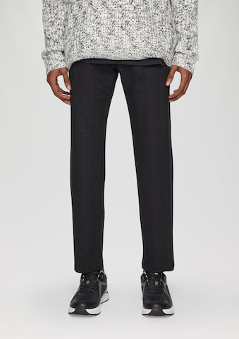 Regular Pantalon QS en noir