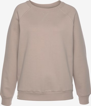 LASCANA Sweatshirt in Grijs: voorkant