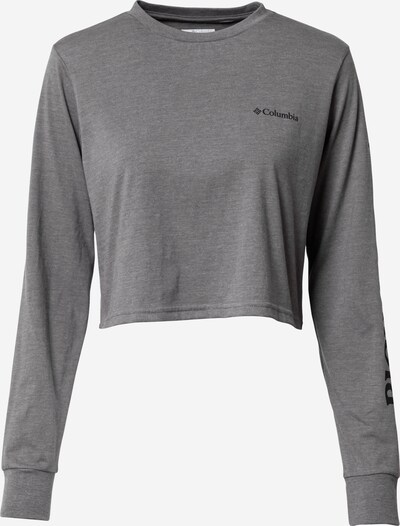COLUMBIA Sportshirt 'North Cascades' in graumeliert / schwarz, Produktansicht