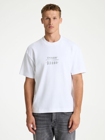 T-Shirt 'Darion' CHASIN' en blanc : devant