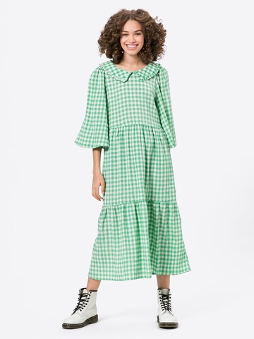 Lollys Laundry Shirt Dress 'Sonya' in Green