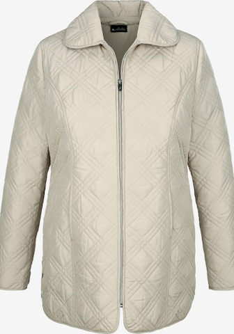 Ulla Popken Between-Season Jacket in Beige: front