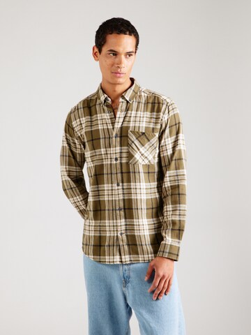 Only & Sons Slim Fit Hemd 'ONSRAL' in Grün: Vorderseite