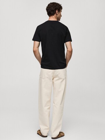MANGO MAN Shirt 'CHERLO' in Zwart