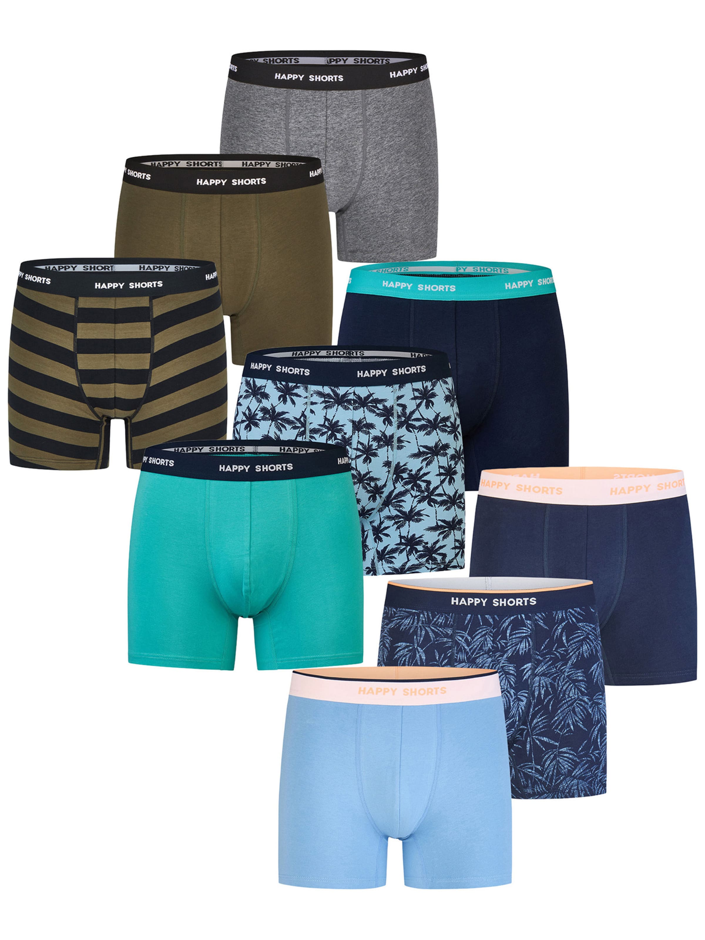 Happy Shorts - Boxers ' Jersey ' em mistura de cores: frente