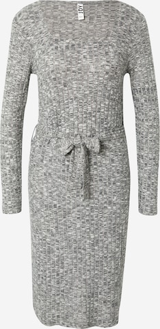 JDY Knitted dress 'MELISA' in Grey: front