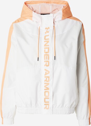 UNDER ARMOUR Sportjacke in Weiß: predná strana