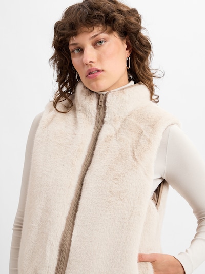 Marie Lund Weste in creme / brokat, Produktansicht