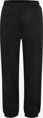 Tapered Pantaloni de la WEEKDAY pe negru: față