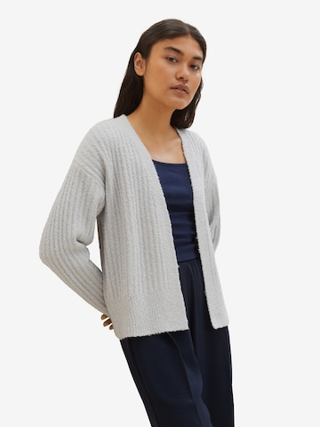 Cardigan TOM TAILOR DENIM en gris