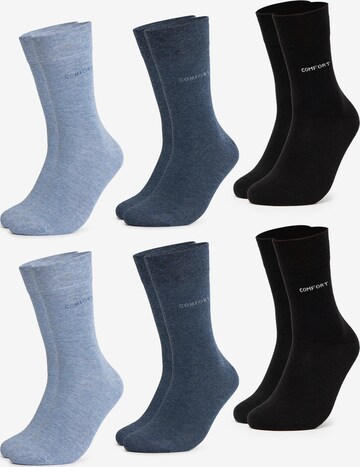 Occulto Socks 'Komfort Gabi' in Grey: front
