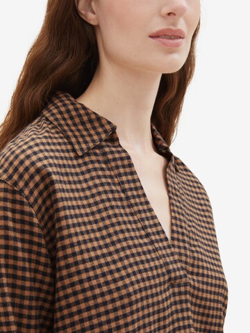 Camicia da donna di TOM TAILOR in marrone