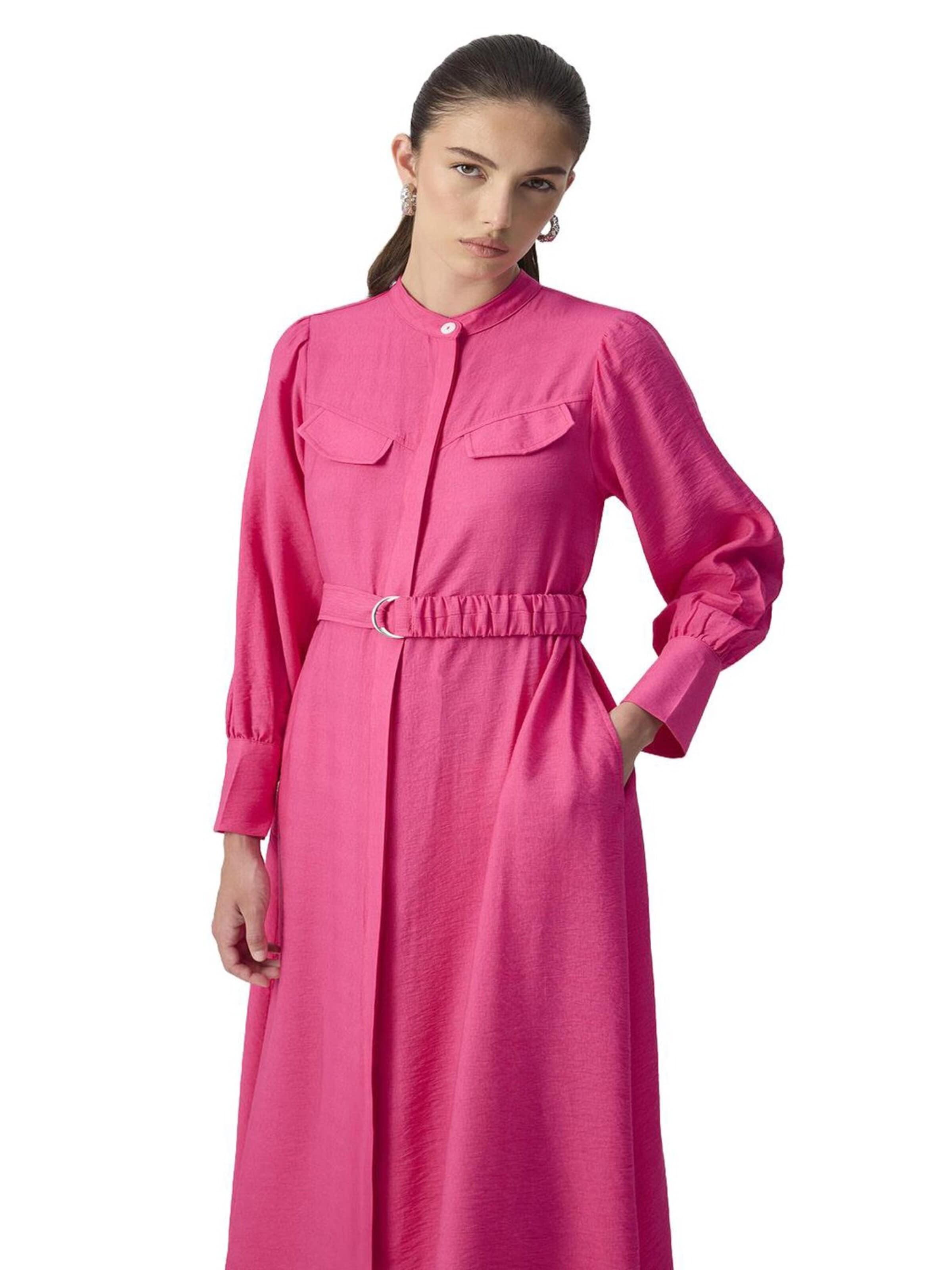 Touche Prive Košilové šaty – pink
