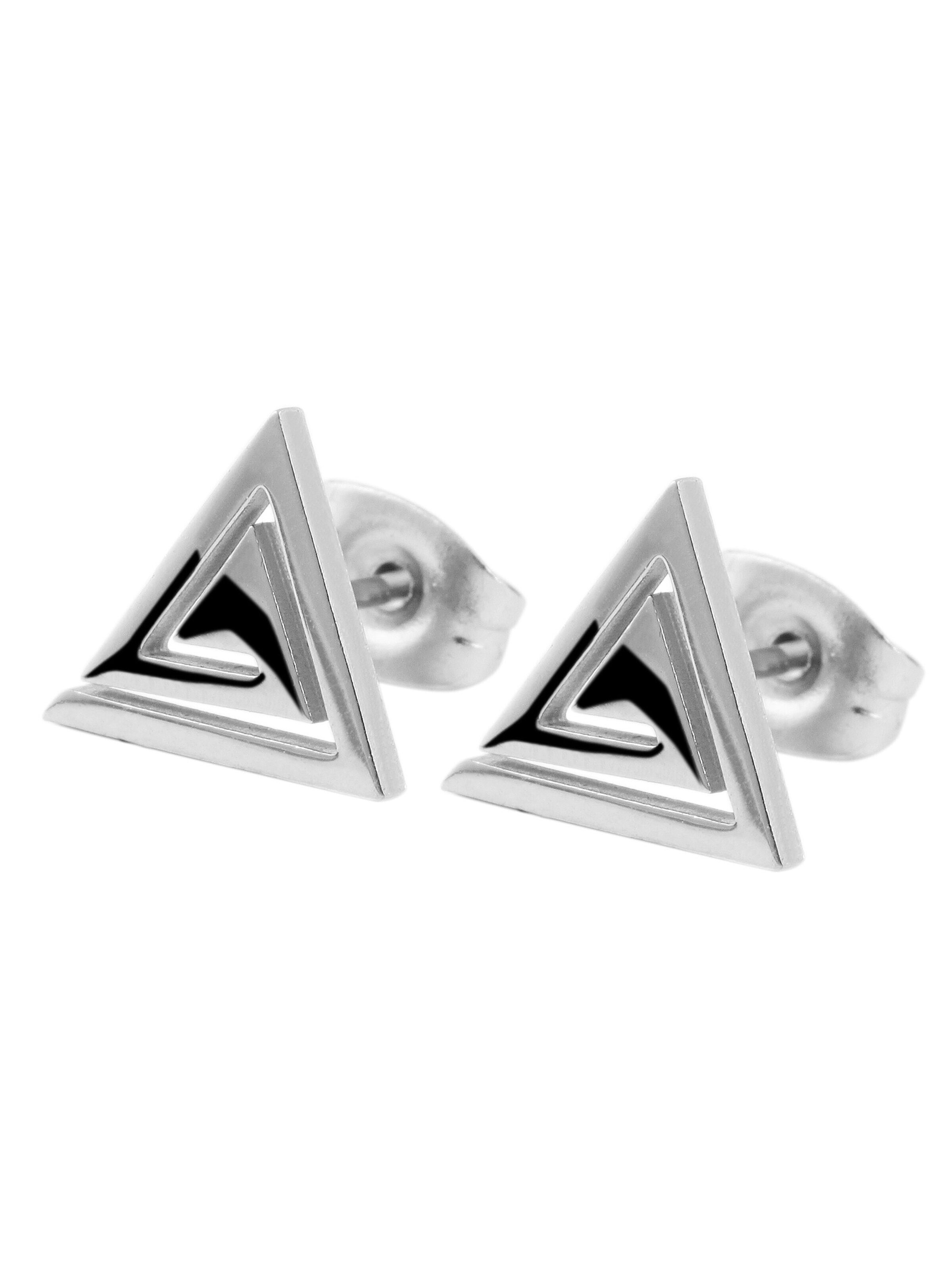 Akzent Earrings 'Dido, langlebig' in Silver: front