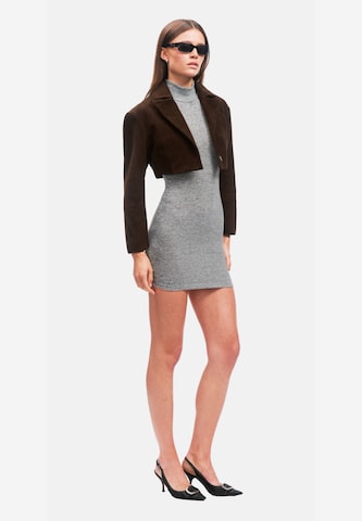 OW Collection Cocktailjurk 'RUE' in Grijs