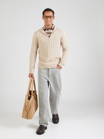 Pull-over 'ONSKICKER' Only & Sons en beige