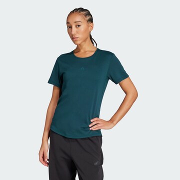 žalia ADIDAS PERFORMANCE Sportiniai marškinėliai 'Essentials': priekis