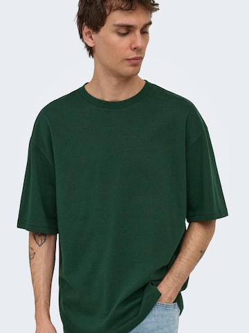 Only & Sons Shirt 'ONSCASPIAN' in Green