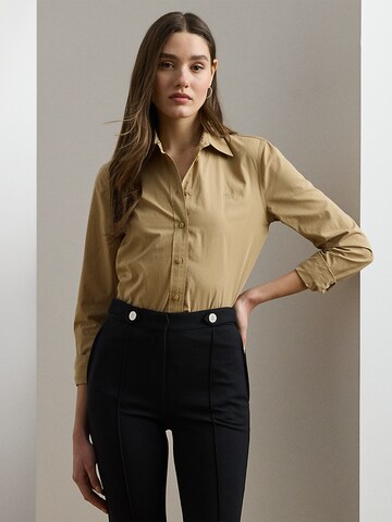 Chemisier Lauren Ralph Lauren en beige : devant