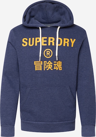 Superdry Sweatshirt in Blau: predná strana