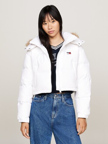 Veste d’hiver 'Alaska' Tommy Jeans en blanc : devant