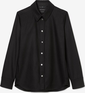 Marc O'Polo Overshirt in Schwarz: front