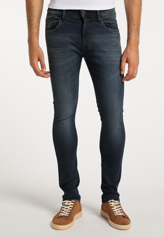 DreiMaster Vintage Skinny Jeans in Blauw: voorkant