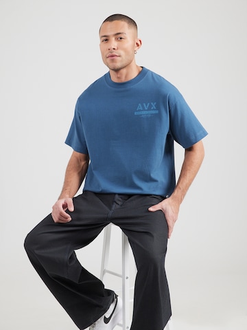 Avirex T-Shirt 'AIRMAN' in Blau