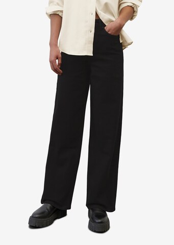 Marc O'Polo Wide leg Jeans 'Sodra' i svart: framsida