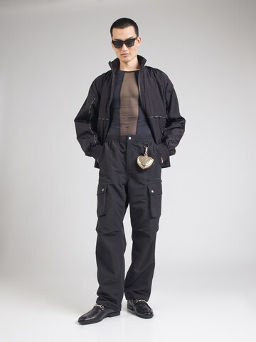 Versace Jeans Couture Φθινοπωρινό και ανοιξιάτικο μπουφάν σε μαύρο